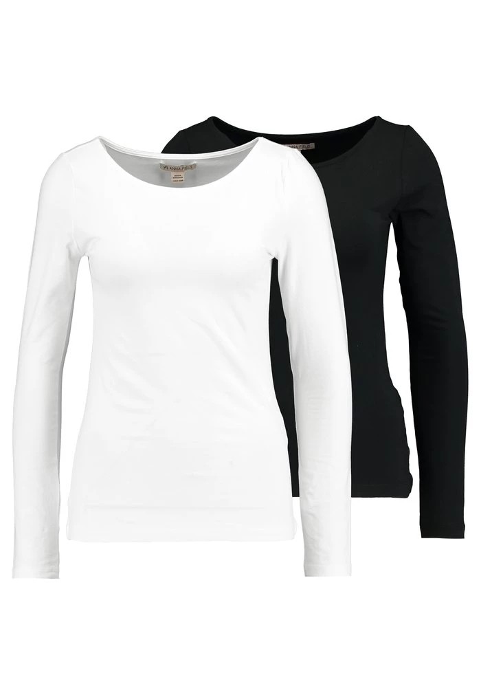 T-Shirt ANNA FIELD Anna Field 2 Pack Noir Femme | CRZ-5851601